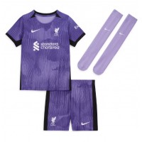 Liverpool Federico Chiesa #14 Fotballklær Tredjedraktsett Barn 2024-25 Kortermet (+ korte bukser)